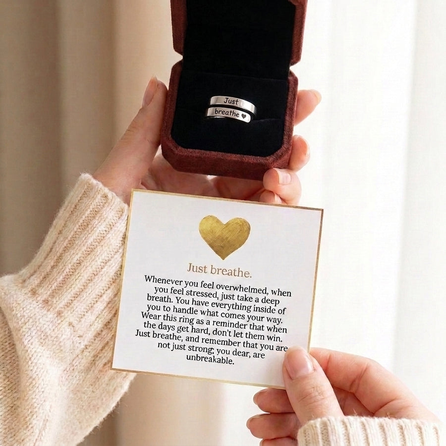 Just Breathe ring